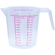 Cana gradata din plastic 1.2 l